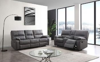 Betsy Furniture Microfiber Reclining Sofa Couch