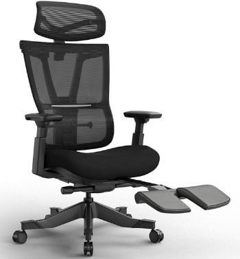 Ergonomic Reclining Office Chair with Footrest