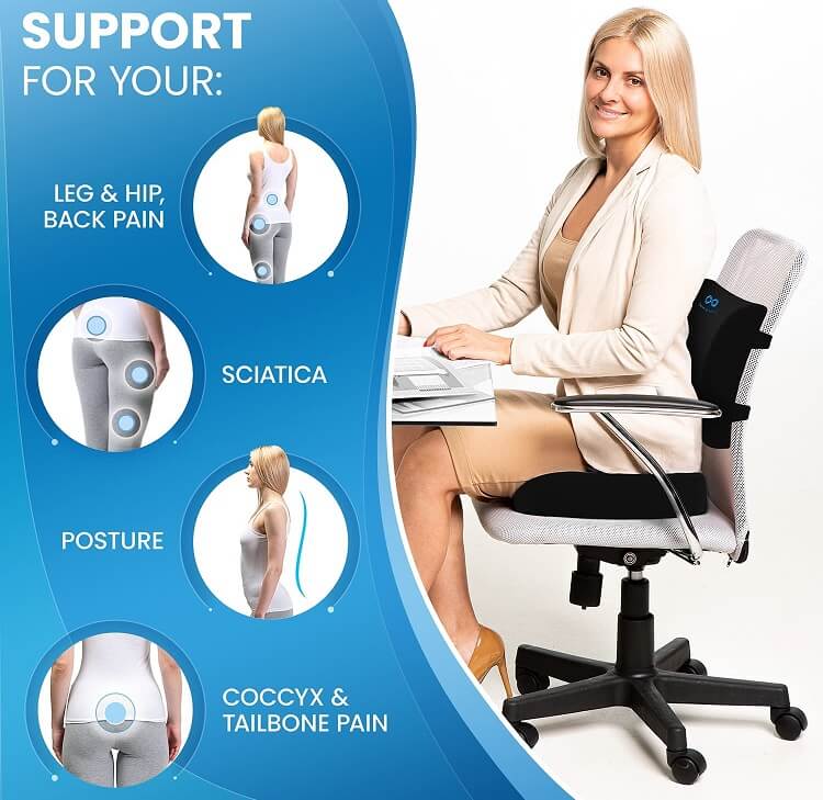 Everlasting Chair Seat Cushion helps to prevent these type of joint pains