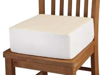 Extra-Thick Foam Chair Cushion after Hip Replacement