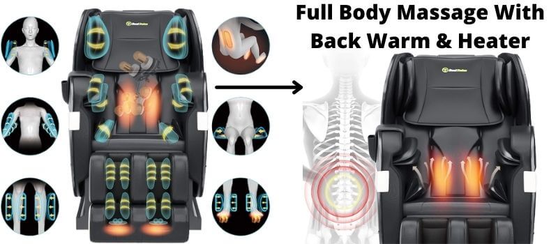 Real Relax Massage Chair offer Full Body Massage With Back Warm & Heater