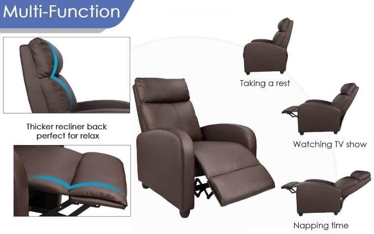 Multi Function Living Room Single Sofa Recliner